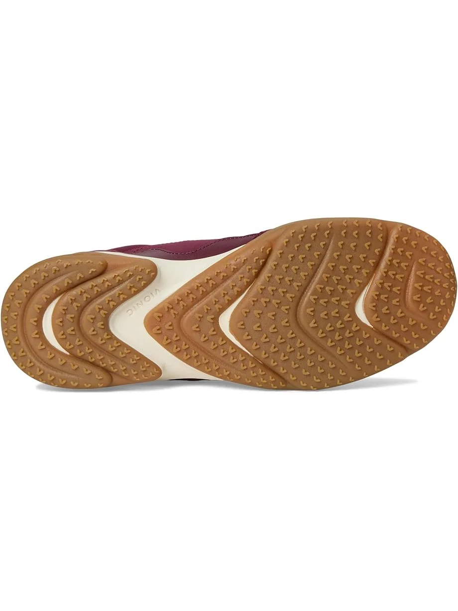 Женские кроссовки VIONIC Walk Slim Glide, Cherry Jubilee Leather/Suede — изображение 3 из 7, вишневый