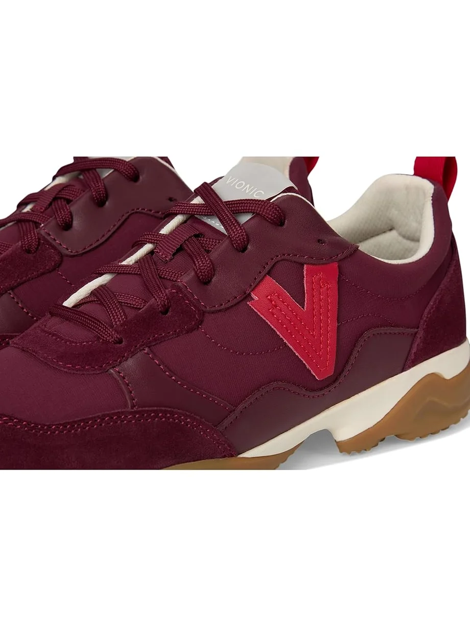 Женские кроссовки VIONIC Walk Slim Glide, Cherry Jubilee Leather/Suede — изображение 6 из 7, вишневый