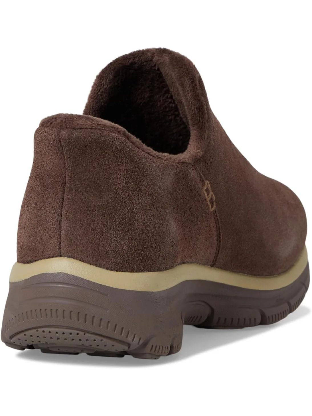 Лоферы SKECHERS Women's Easy Going - Modern Hour Suede Hands Free Slip-Ins — изображение 5 из 7, шоколад