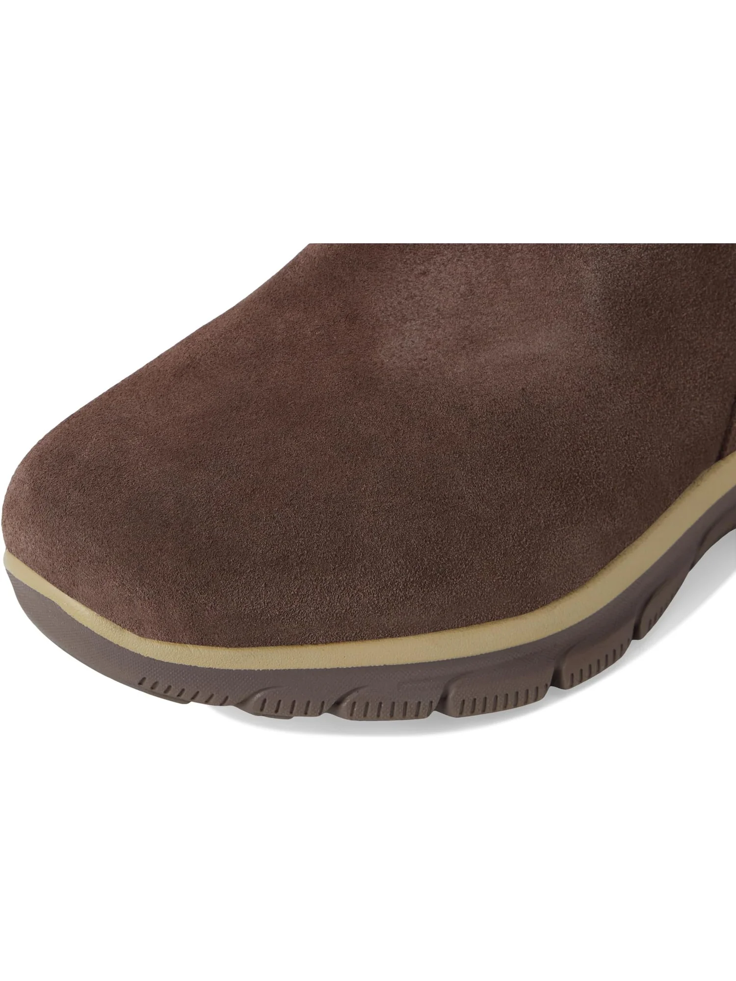 Лоферы SKECHERS Women's Easy Going - Modern Hour Suede Hands Free Slip-Ins — изображение 6 из 7, шоколад