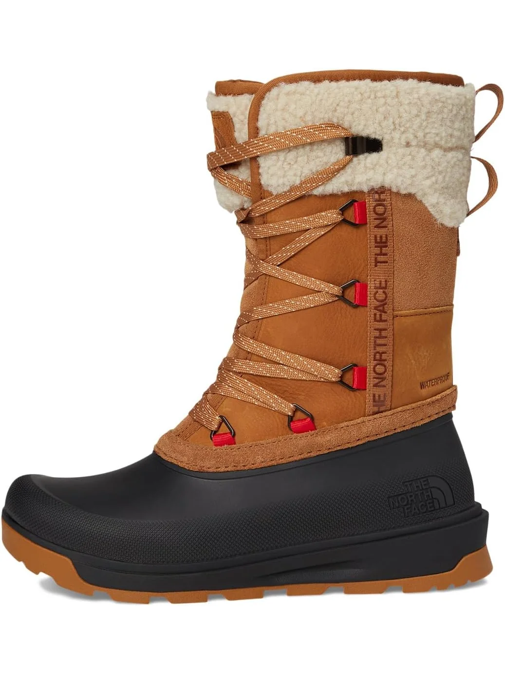 Ботинки The North Face Women's Shellista VI Mid Waterproof — изображение 4 из 7, бежевый/черный