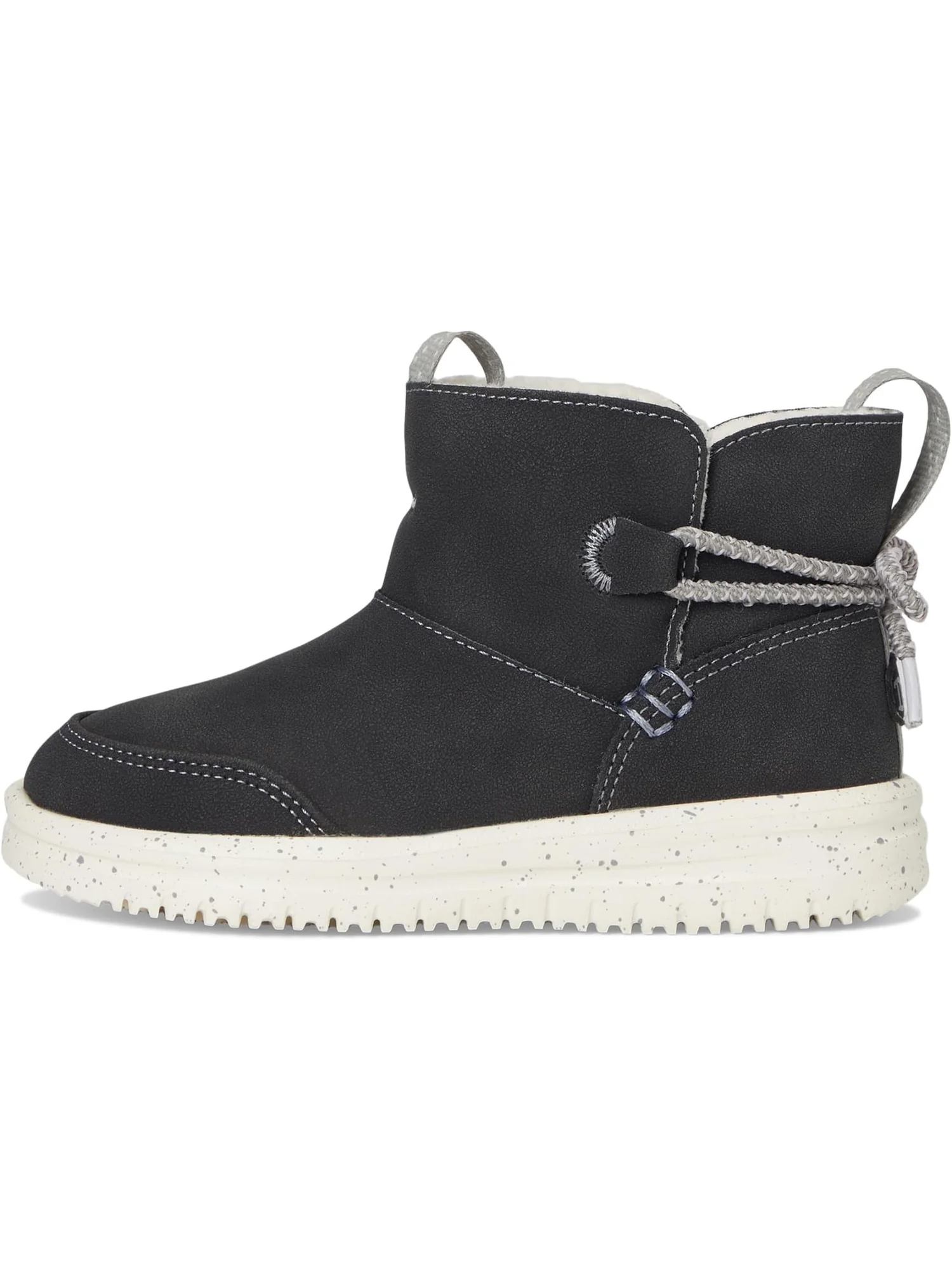 Ботинки Hey Dude Kids Camden Bow Boots Cozy — изображение 4 из 7, черный