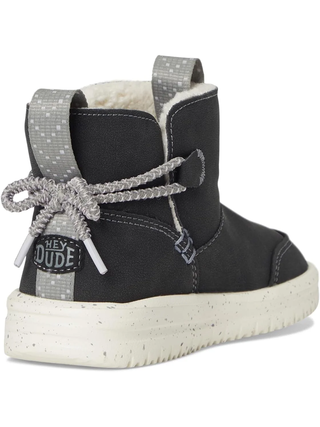 Ботинки Hey Dude Kids Camden Bow Boots Cozy — изображение 5 из 7, черный