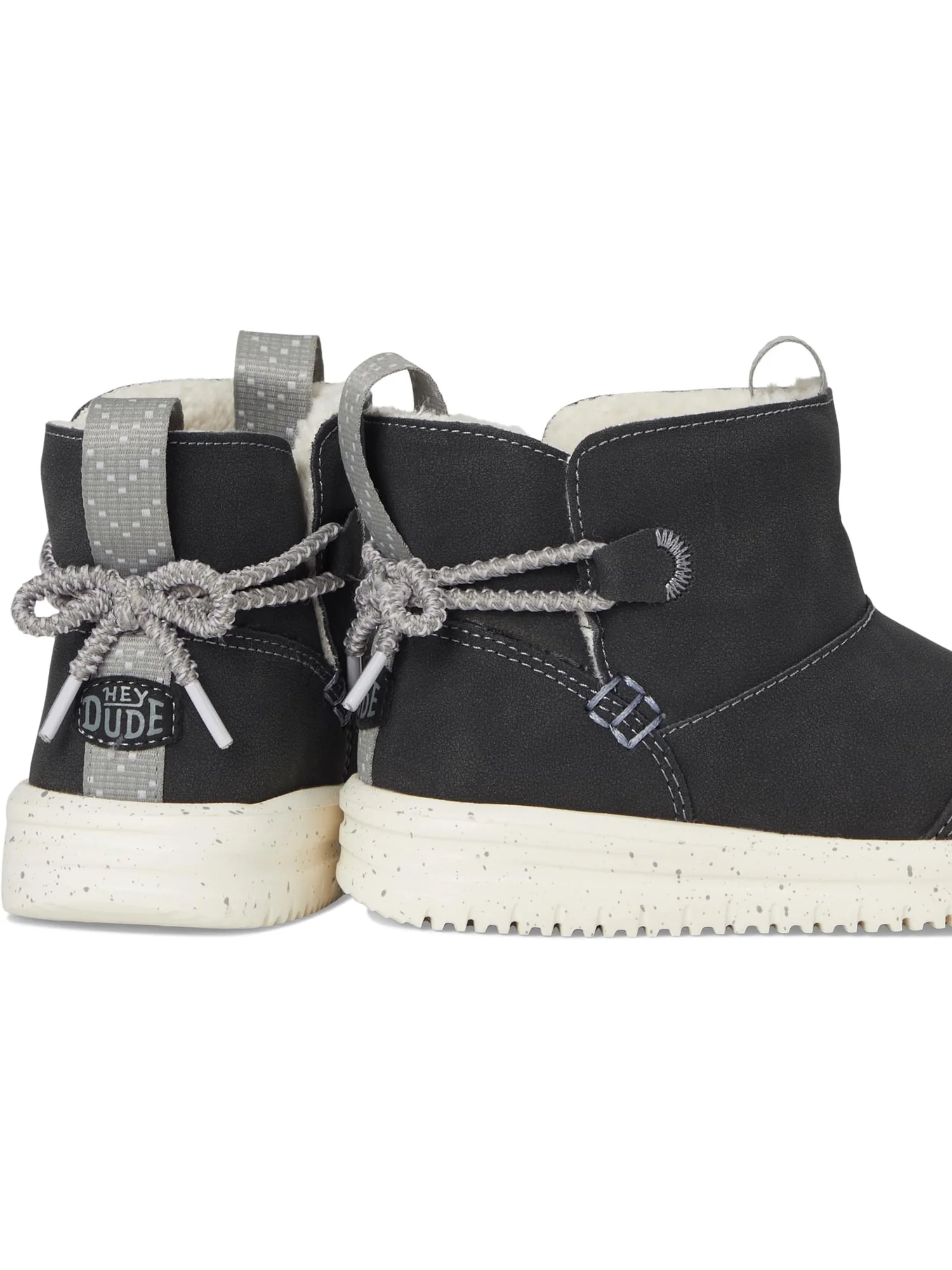 Ботинки Hey Dude Kids Camden Bow Boots Cozy — изображение 6 из 7, черный