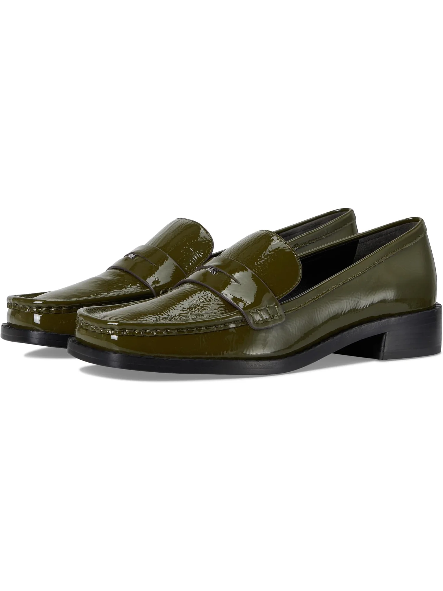 Лоферы Tory Burch Women's Square Toe Loafer 25mm — изображение 1 из 7, зеленый