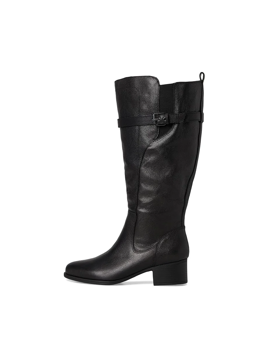 Женские ботинки Naturalizer Kenna Extra Wide Calf Knee High — изображение 4 из 7, черный