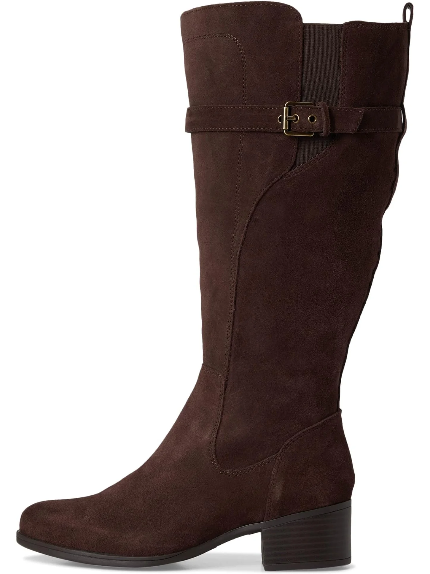 Ботинки Naturalizer Women's Kenna Extra Wide Calf Knee High Boots — изображение 4 из 7, коричневый