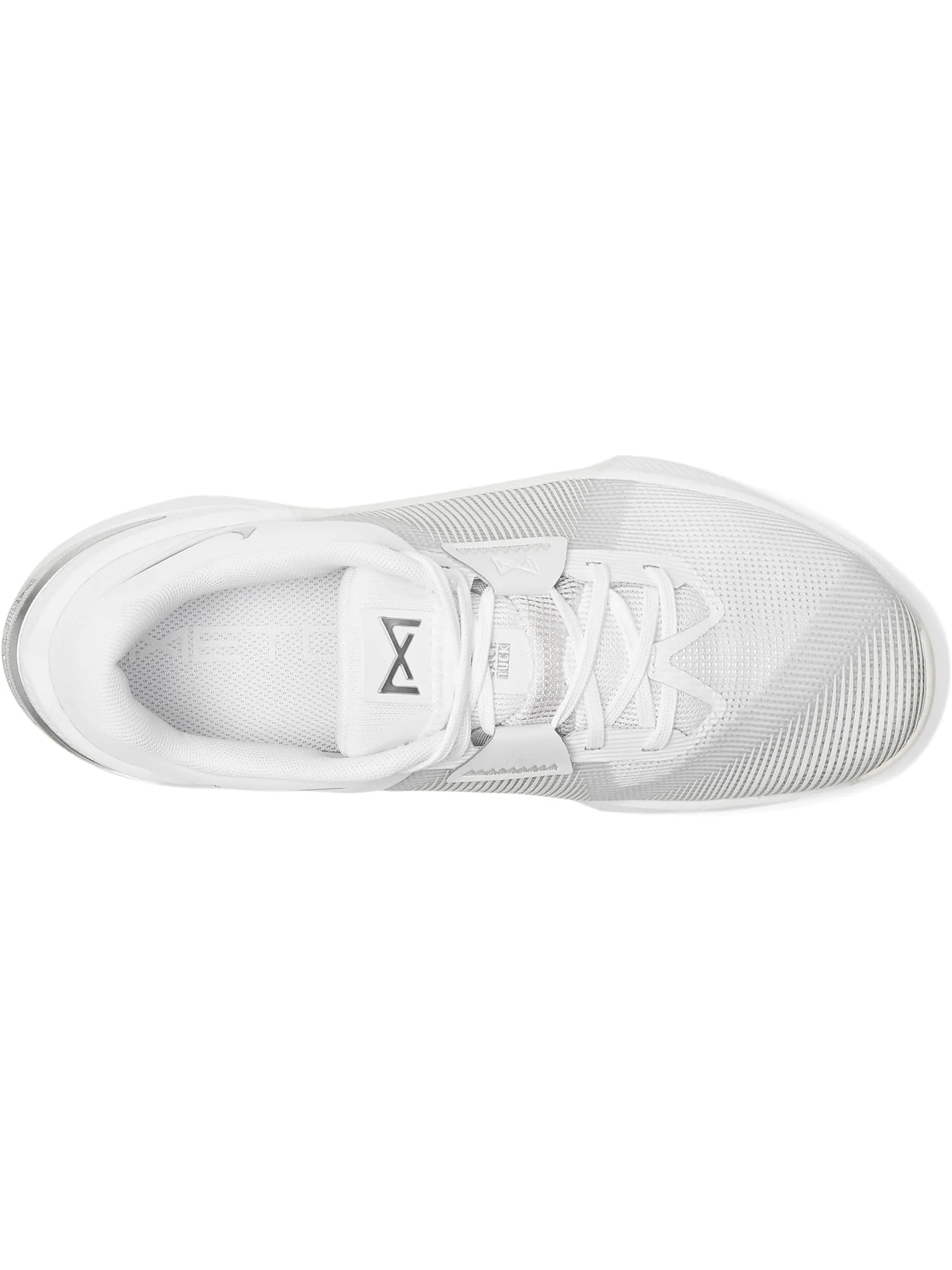 Кроссовки Nike Women's Metcon 10 White/Metallic Silver/Platinum Tint — изображение 2 из 7, серебристый