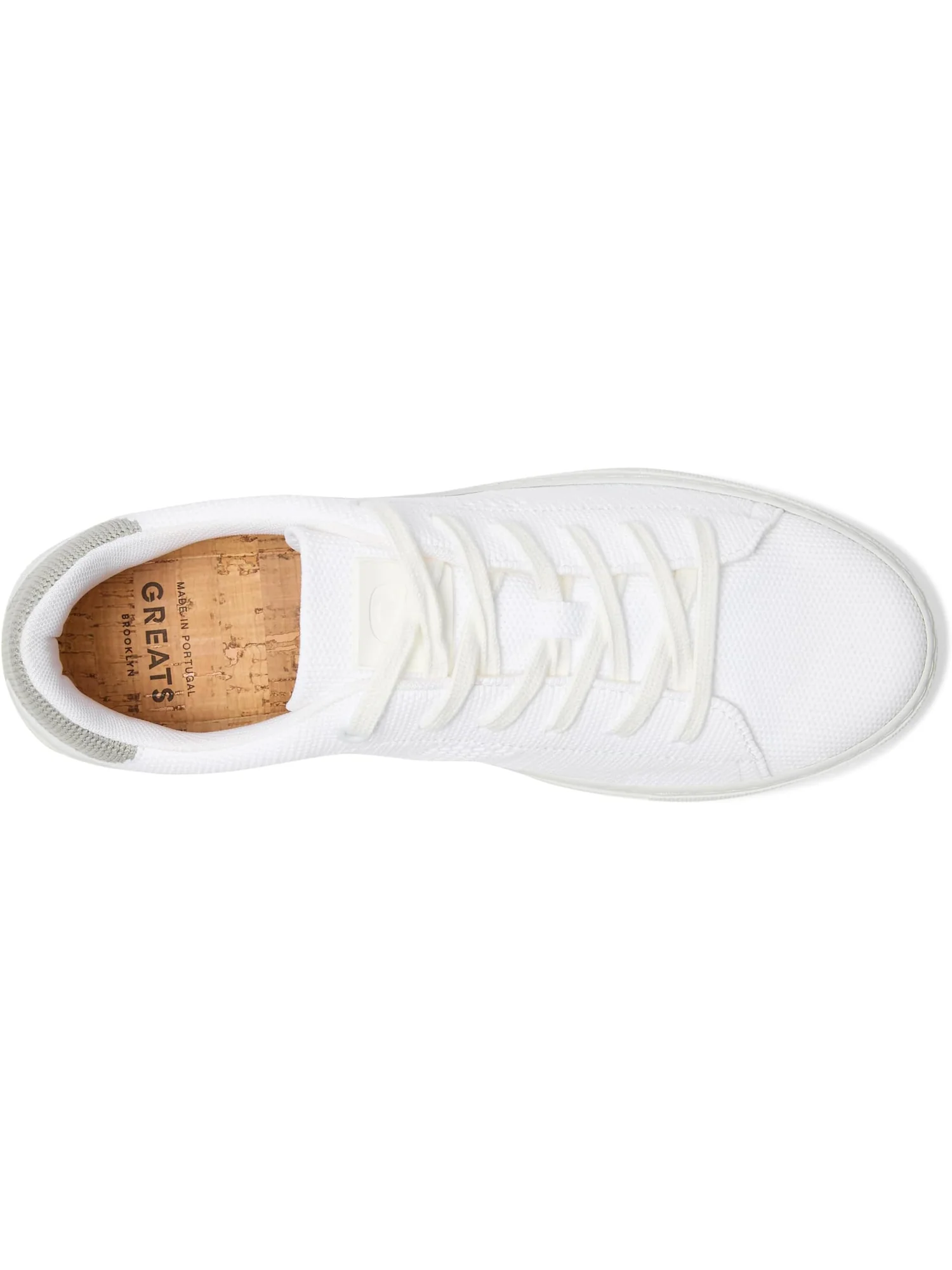 Кроссовки GREATS Women's Royale Knit 2.0 — изображение 2 из 7, белый серый
