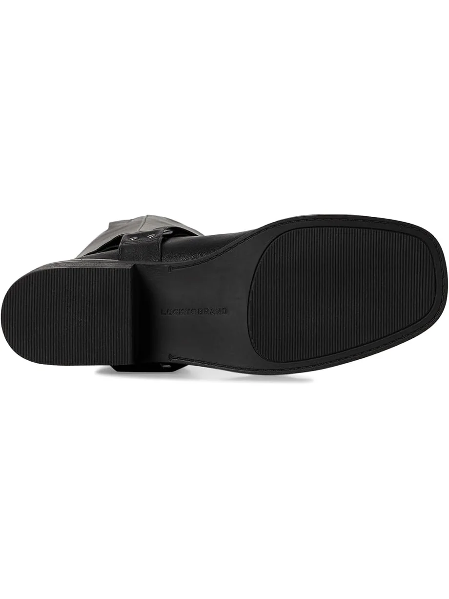 Женские ботинки Lucky Brand Kujon O-Ring до колена — изображение 3 из 7, черный