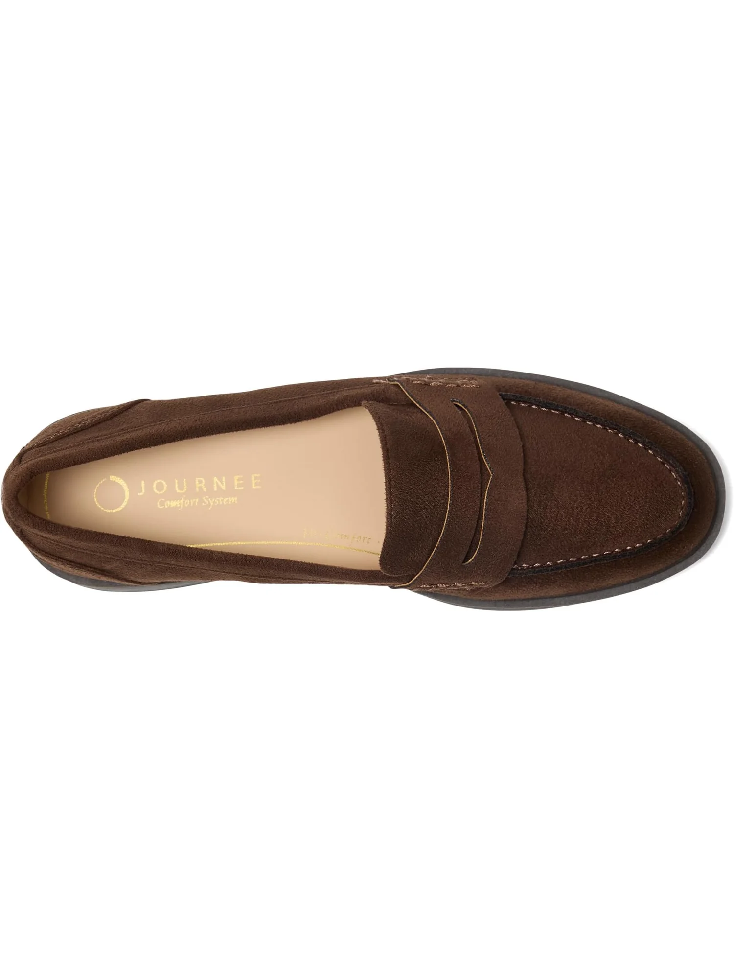 Лоферы Journee Collection Women's Brooks — изображение 2 из 7, шоколад