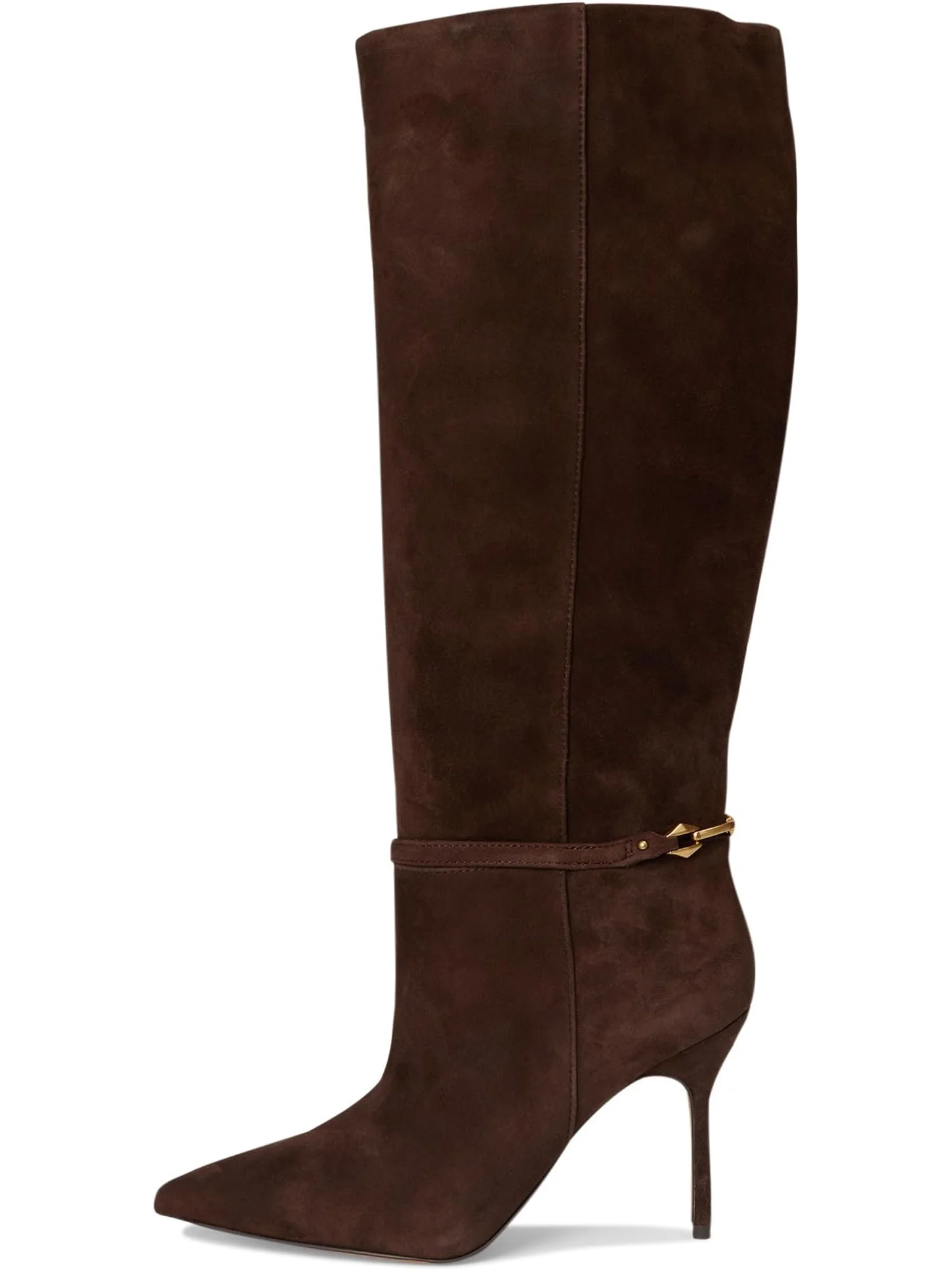 Ботинки Vince Camuto Women's Mirtha Ankle Link Wide Calf Knee High Boot — изображение 4 из 7, брауни