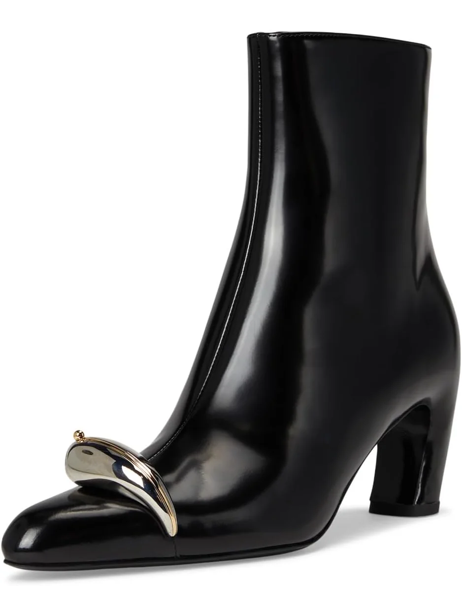 Ботинки Tory Burch Women's Pierced Xl Ankle Boot 65mm — изображение 7 из 7, черный/серебристый