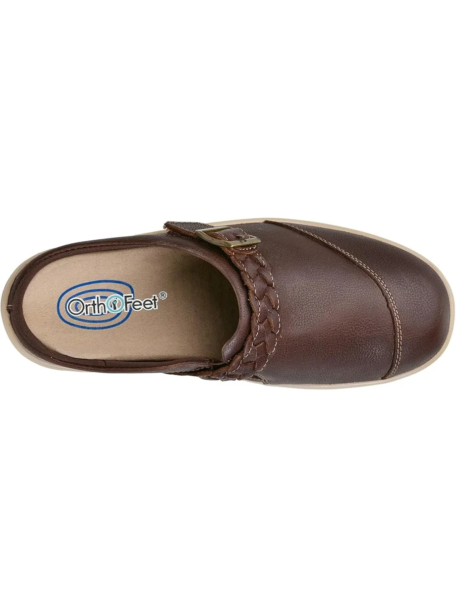Женские клоги Orthofeet Irma — изображение 2 из 5, коричневый