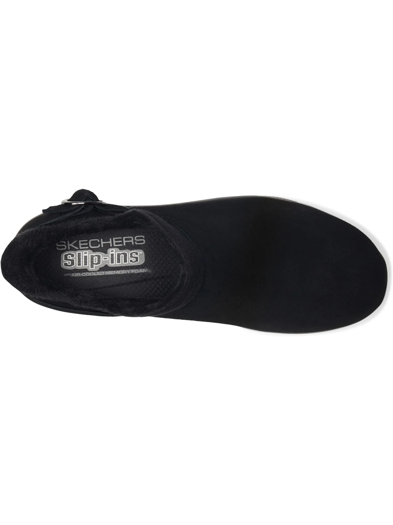 Кроссовки SKECHERS Women's Easy Going - Modern Time Hands Free Slip-ins — изображение 2 из 7, черный/черный