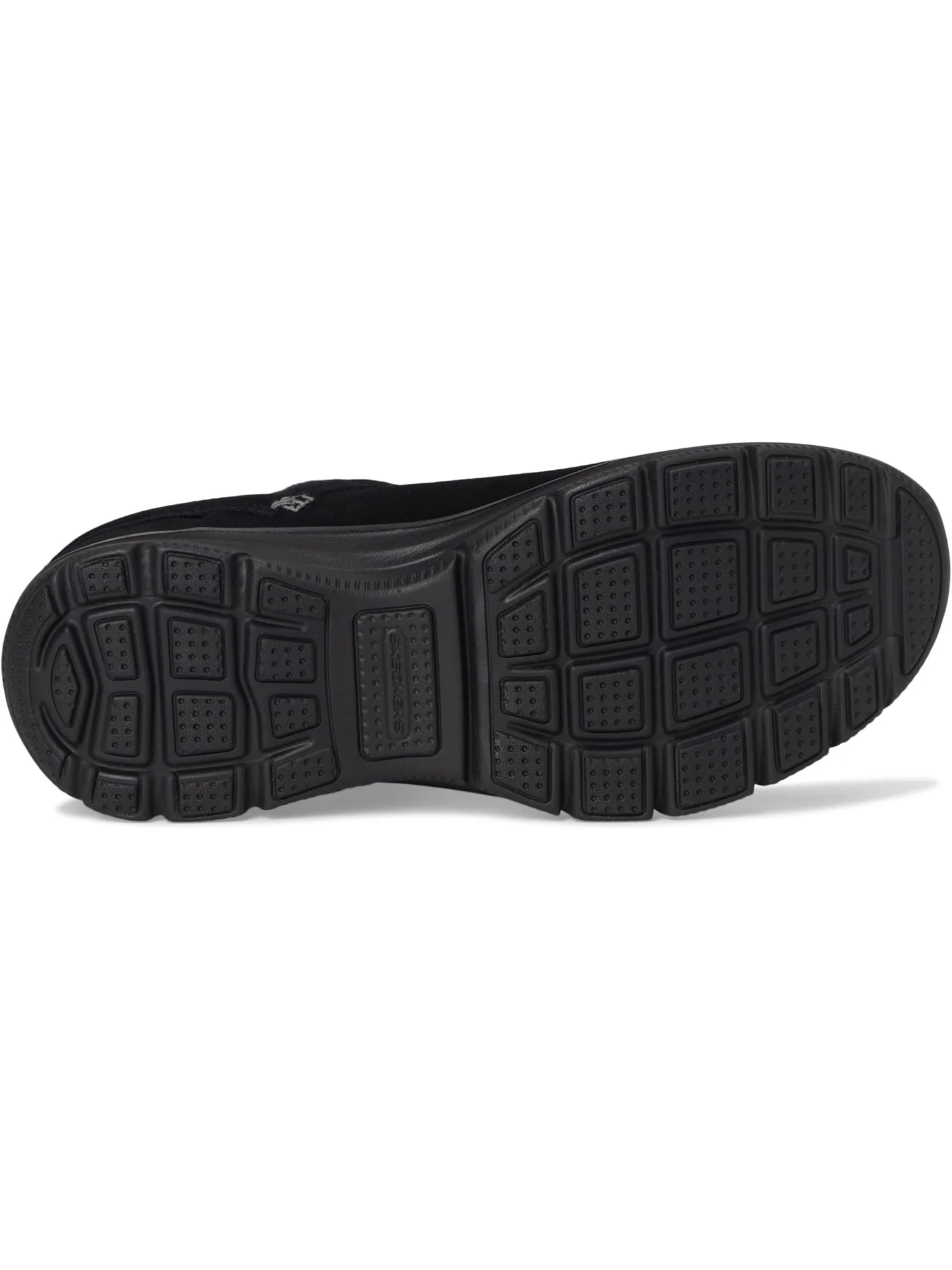 Кроссовки SKECHERS Women's Easy Going - Modern Time Hands Free Slip-ins — изображение 3 из 7, черный/черный