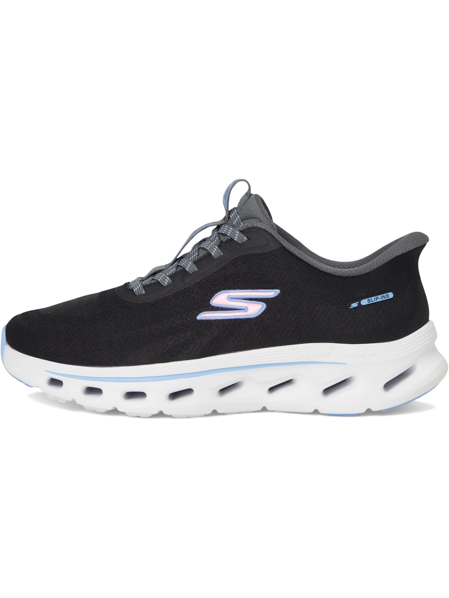 Кроссовки SKECHERS Performance Women's Go Walk Glide Step 2.0 Maria Hands Free Slip-ins — изображение 4 из 7, черный/синий