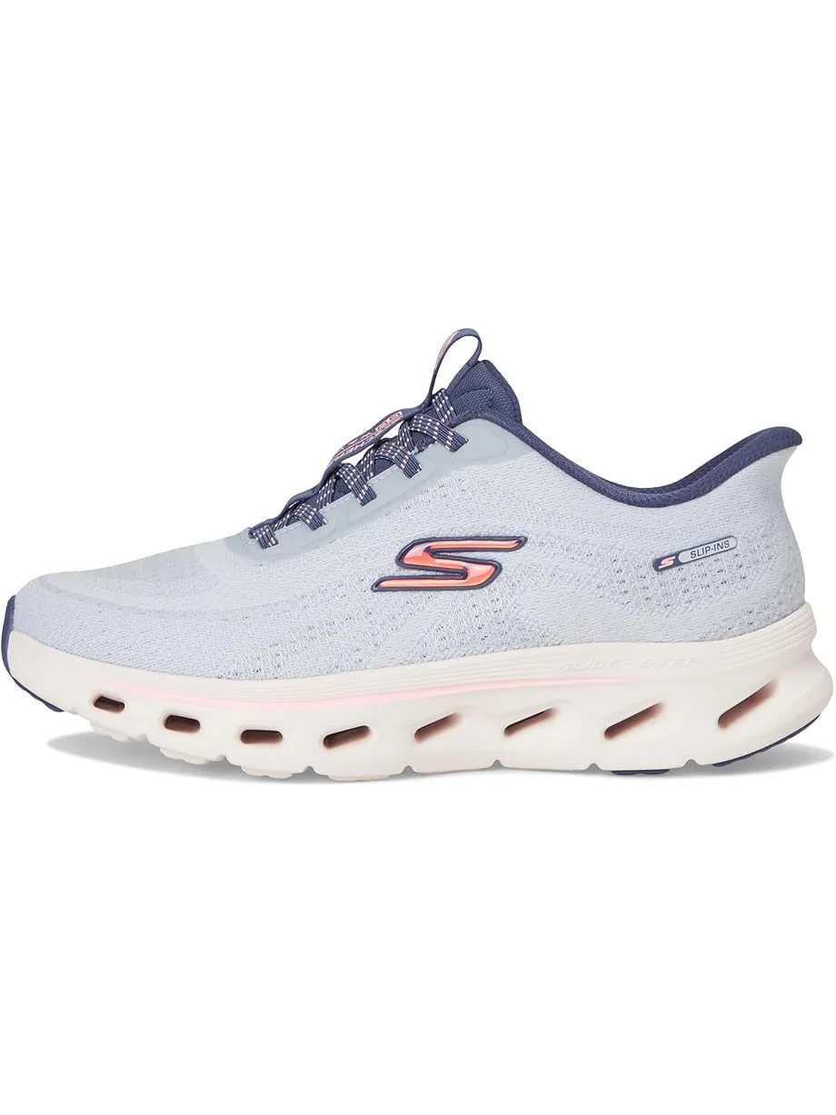 Женские кроссовки SKECHERS Performance Go Walk Glide Step 2.0 Maria Hands Free Slip-Ins — изображение 4 из 7, синий/розовый