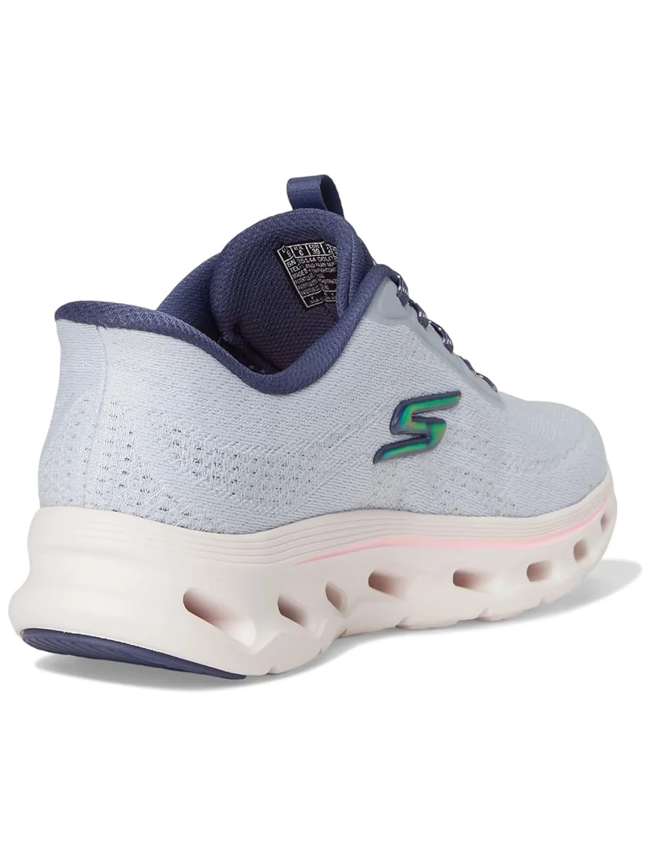 Женские кроссовки SKECHERS Performance Go Walk Glide Step 2.0 Maria Hands Free Slip-Ins — изображение 5 из 7, синий/розовый