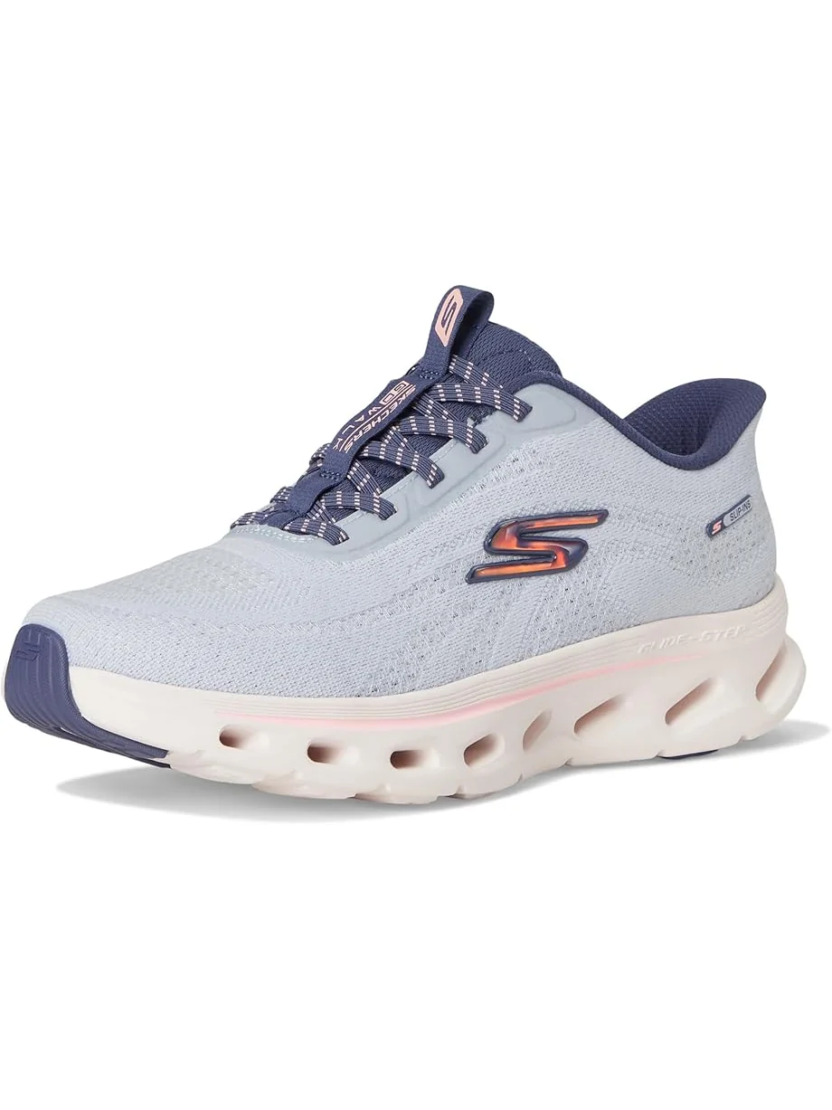 Женские кроссовки SKECHERS Performance Go Walk Glide Step 2.0 Maria Hands Free Slip-Ins — изображение 7 из 7, синий/розовый