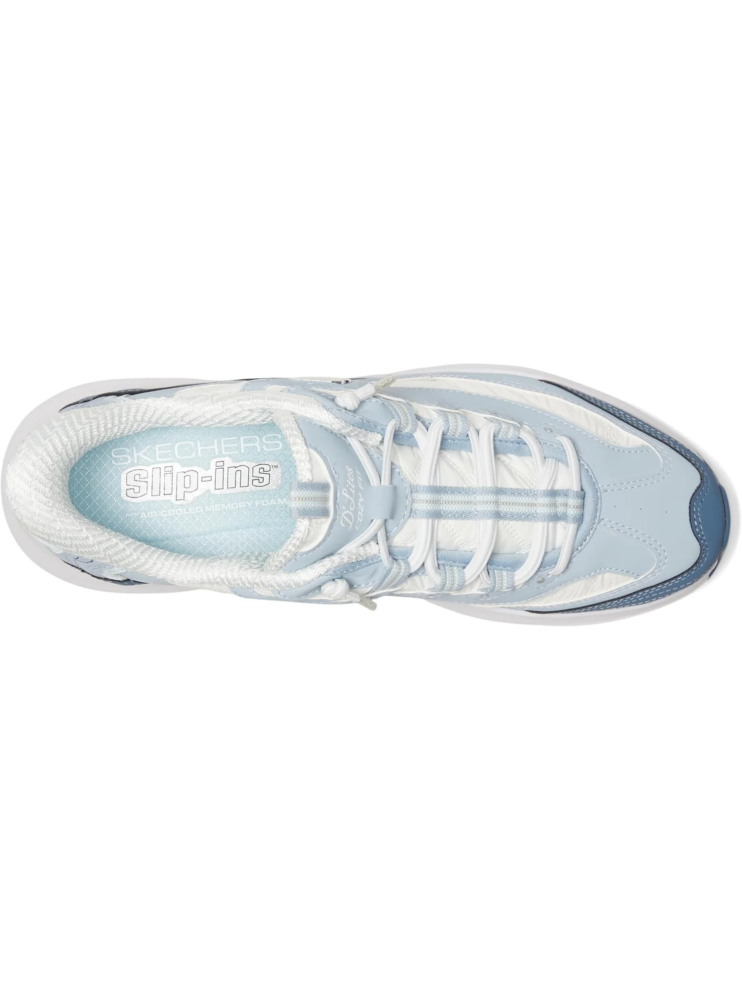Кроссовки SKECHERS Women's Conotur Foam Cozy Fit Sweet Nostalgia — изображение 2 из 7, светлый синий