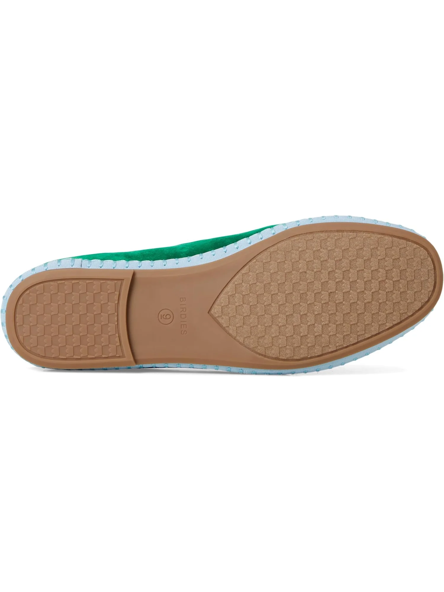 Лоферы Birdies Women's Heron Velvet Kelly Green — изображение 3 из 7, зеленый