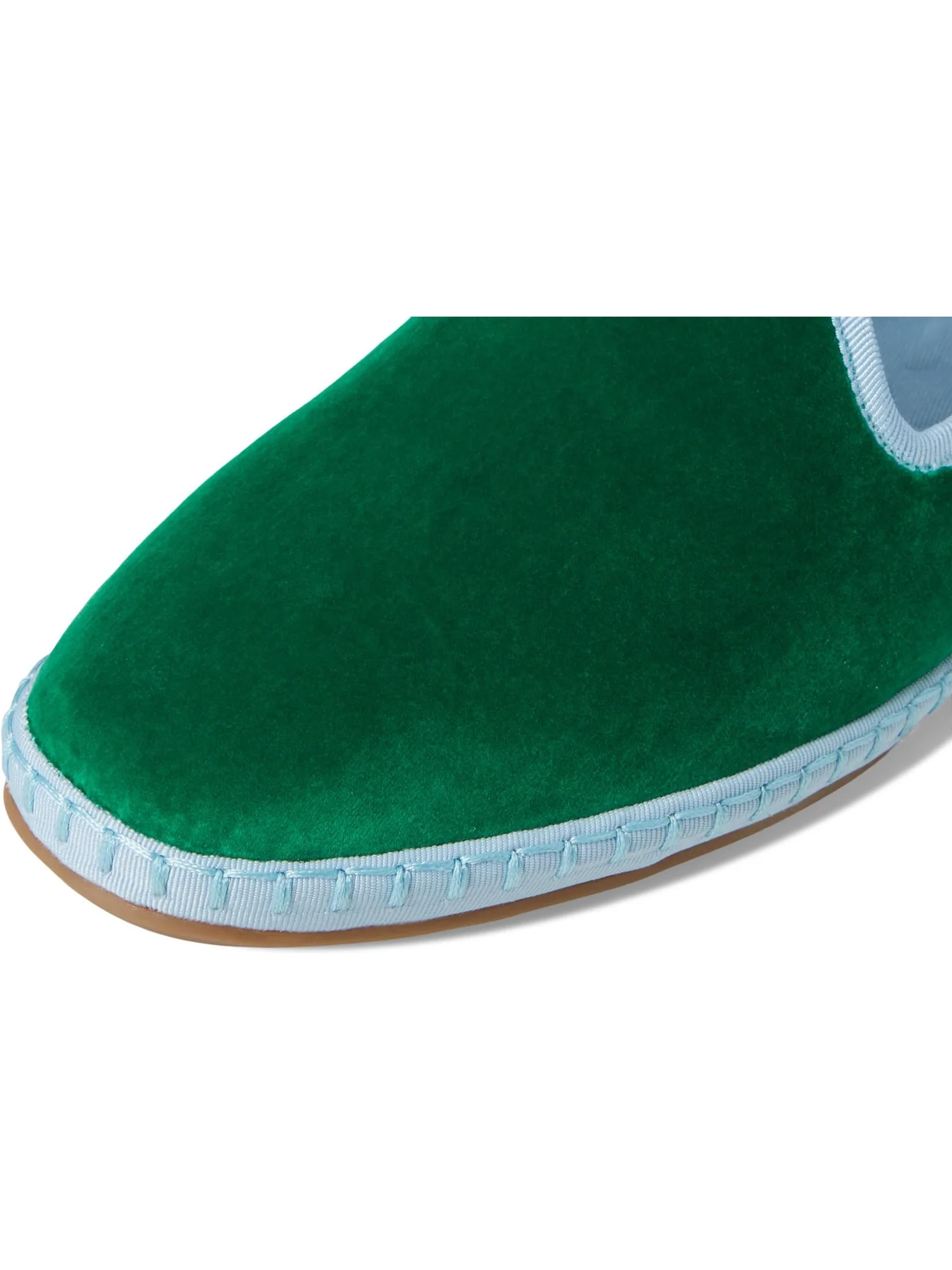 Лоферы Birdies Women's Heron Velvet Kelly Green — изображение 6 из 7, зеленый