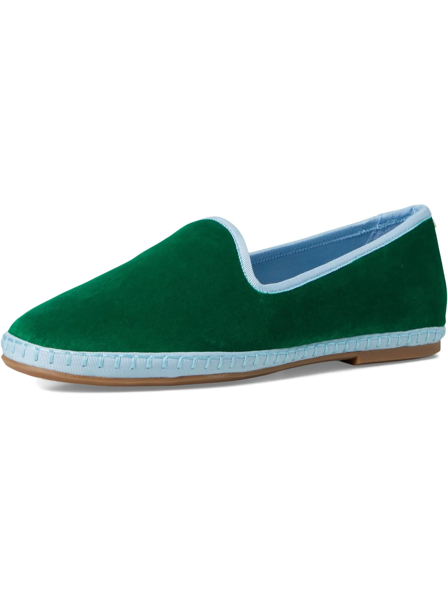 Лоферы Birdies Women's Heron Velvet Kelly Green — изображение 7 из 7, зеленый