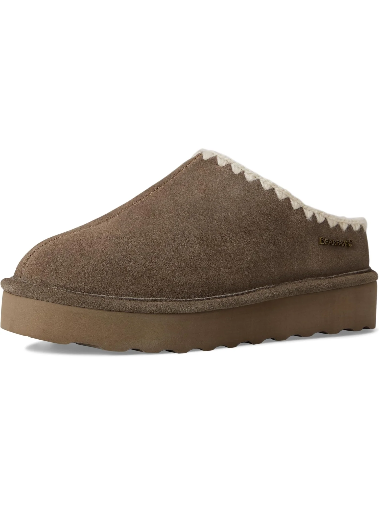 Тапочки Bearpaw Women's Crochet Martis — изображение 7 из 7, морель