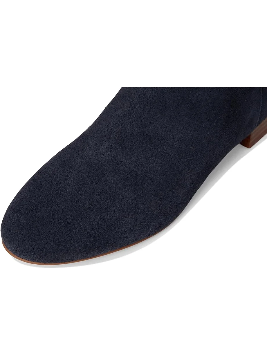 Женские высокие ботинки Madewell Taylor с круглым носком - Suede — изображение 2 из 7, глубокий индиго
