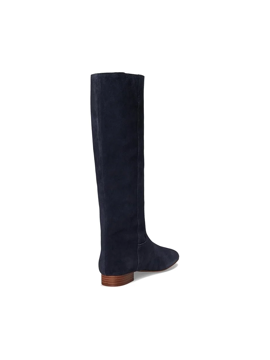 Женские высокие ботинки Madewell Taylor с круглым носком - Suede — изображение 5 из 7, глубокий индиго