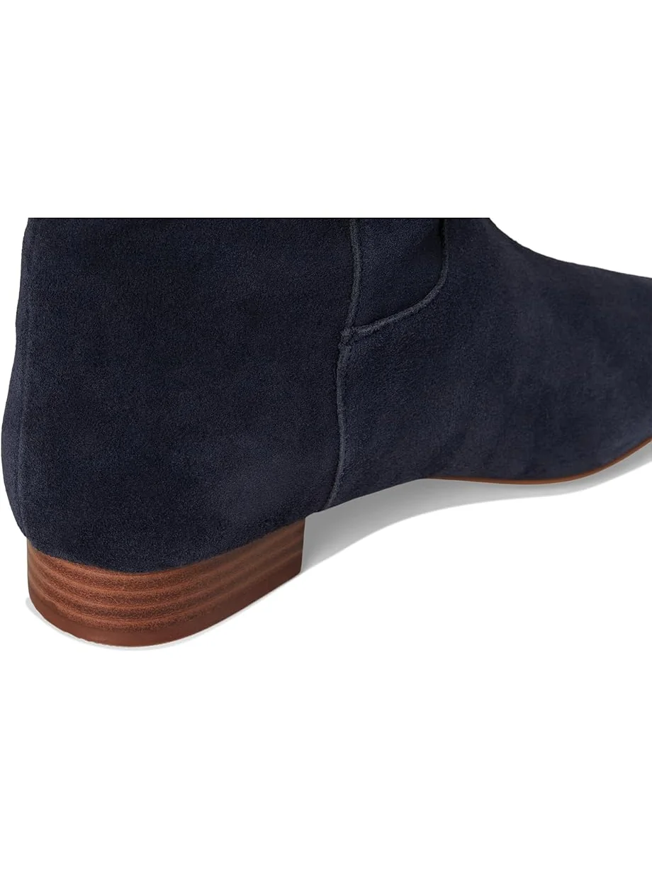 Женские высокие ботинки Madewell Taylor с круглым носком - Suede — изображение 6 из 7, глубокий индиго