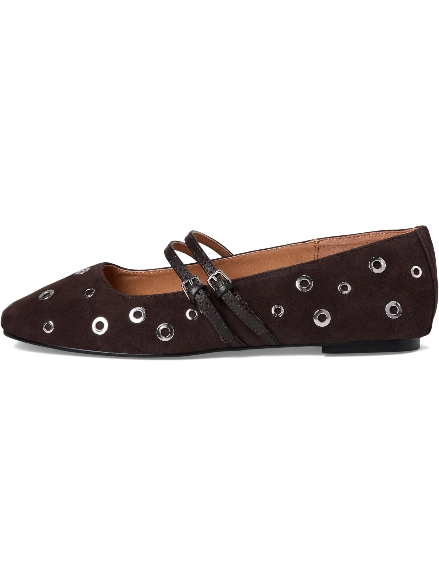 Балетки Madewell Women's Greta Double Strap - Eyelet — изображение 4 из 7, карабовый