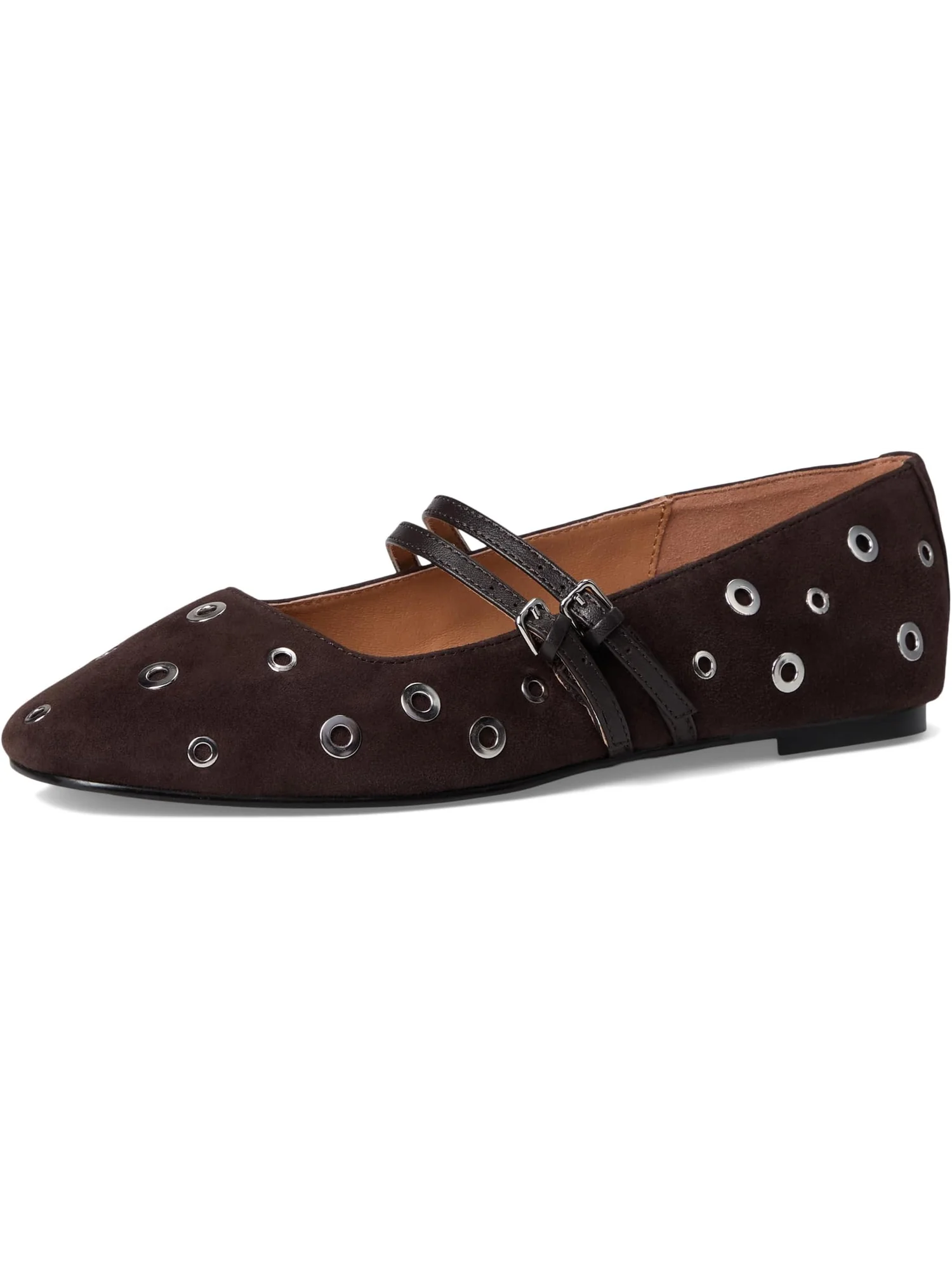 Балетки Madewell Women's Greta Double Strap - Eyelet — изображение 7 из 7, карабовый