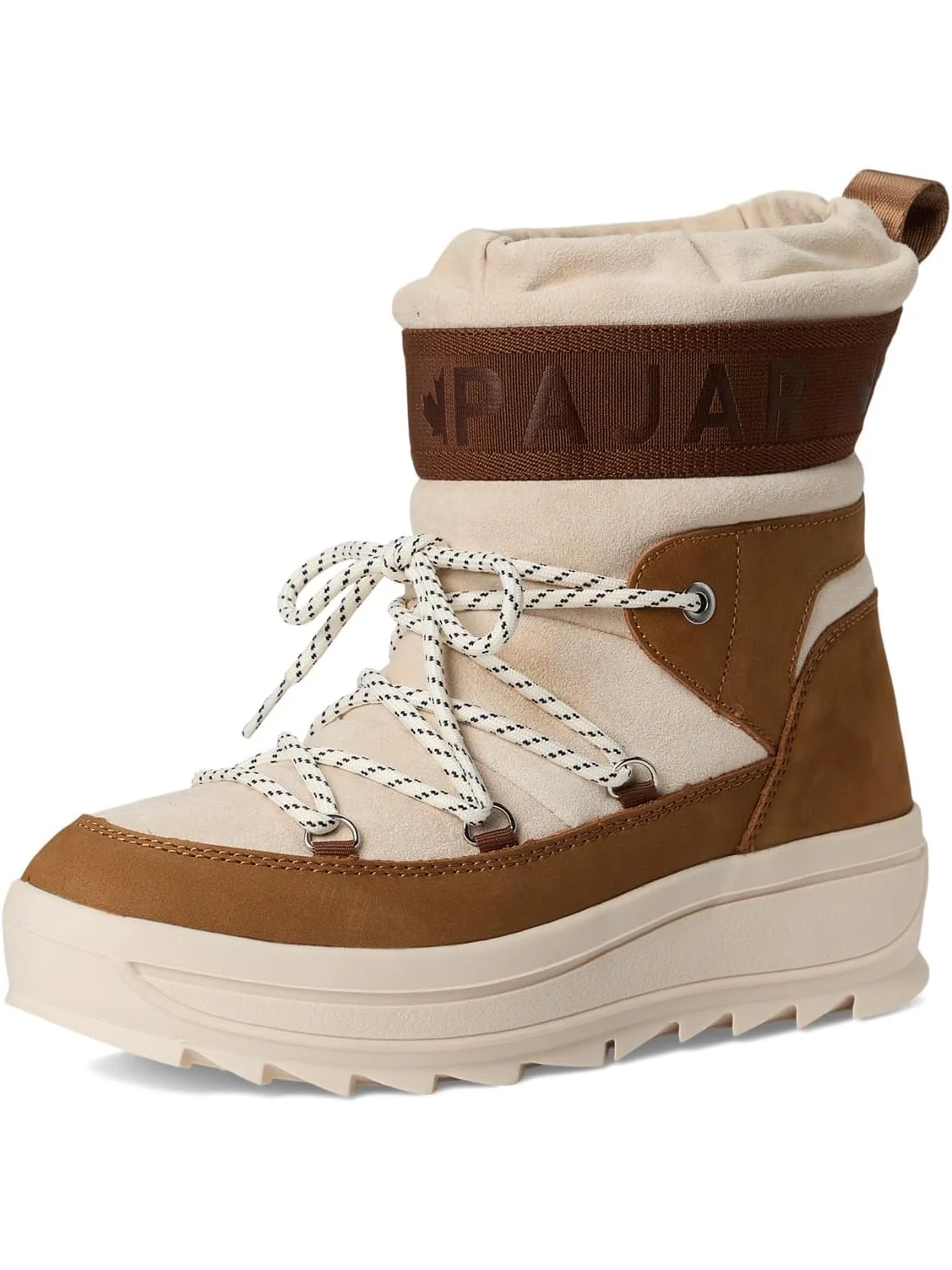 Ботинки Pajar CANADA Women's Galaxy Suede, Chalk/Chestnut — изображение 7 из 7, каштановый
