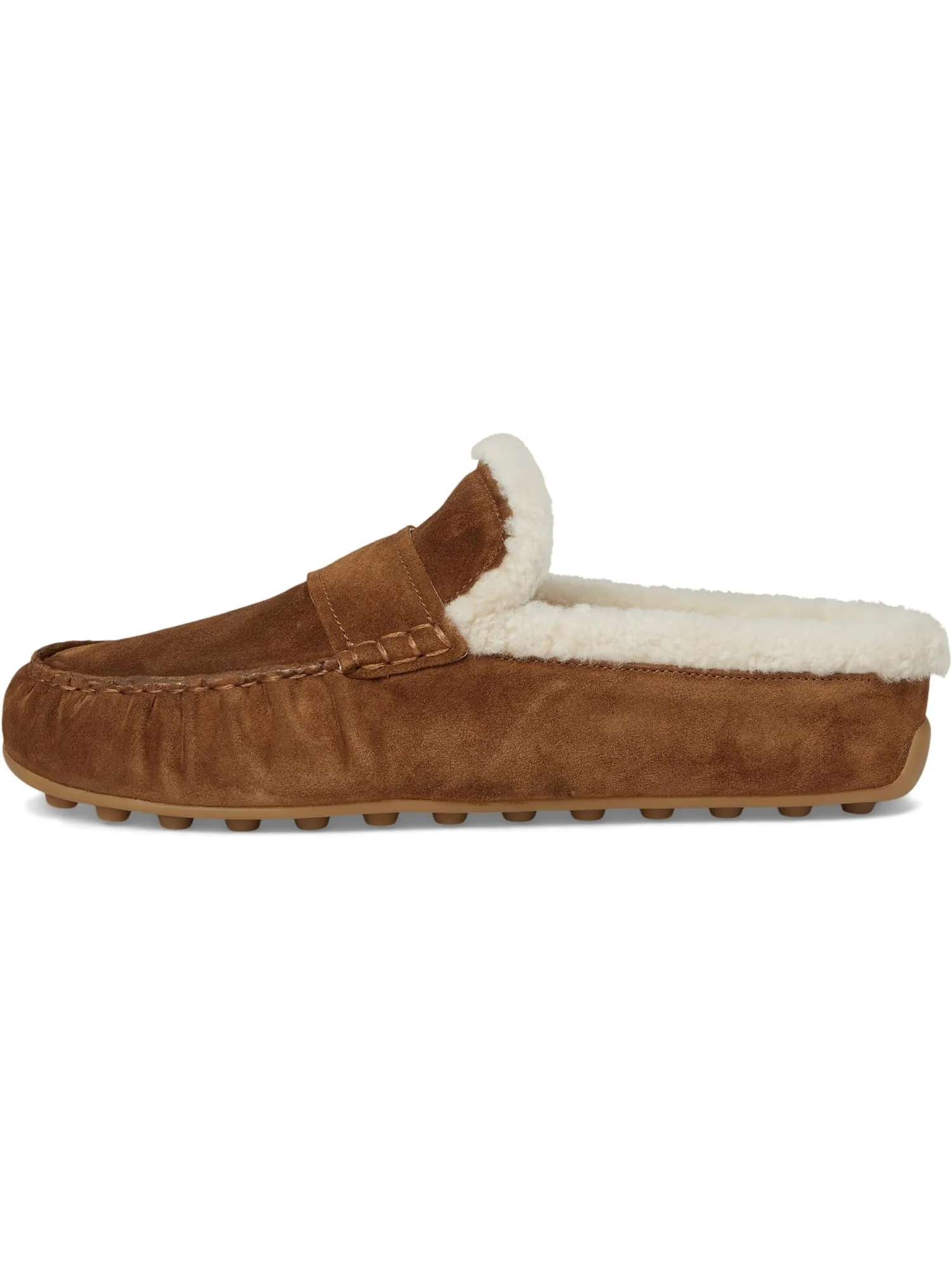 Тапочки Vince Women's Berkley Shearling Mule/Clog Shoes — изображение 4 из 7, ясень