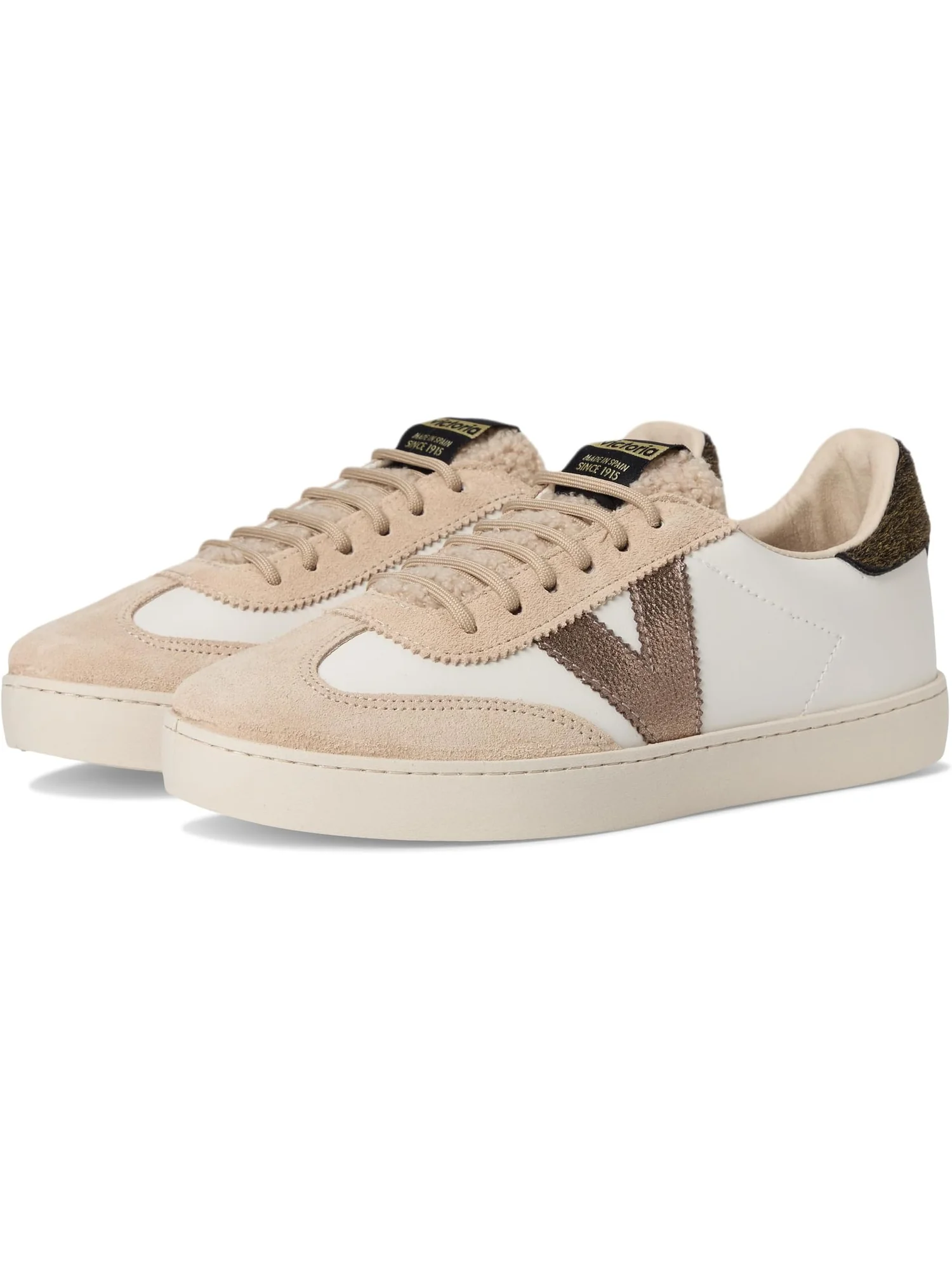 Кроссовки victoria Women's Berlin Ciclista Metallic & Shirling — изображение 1 из 7, бежевый