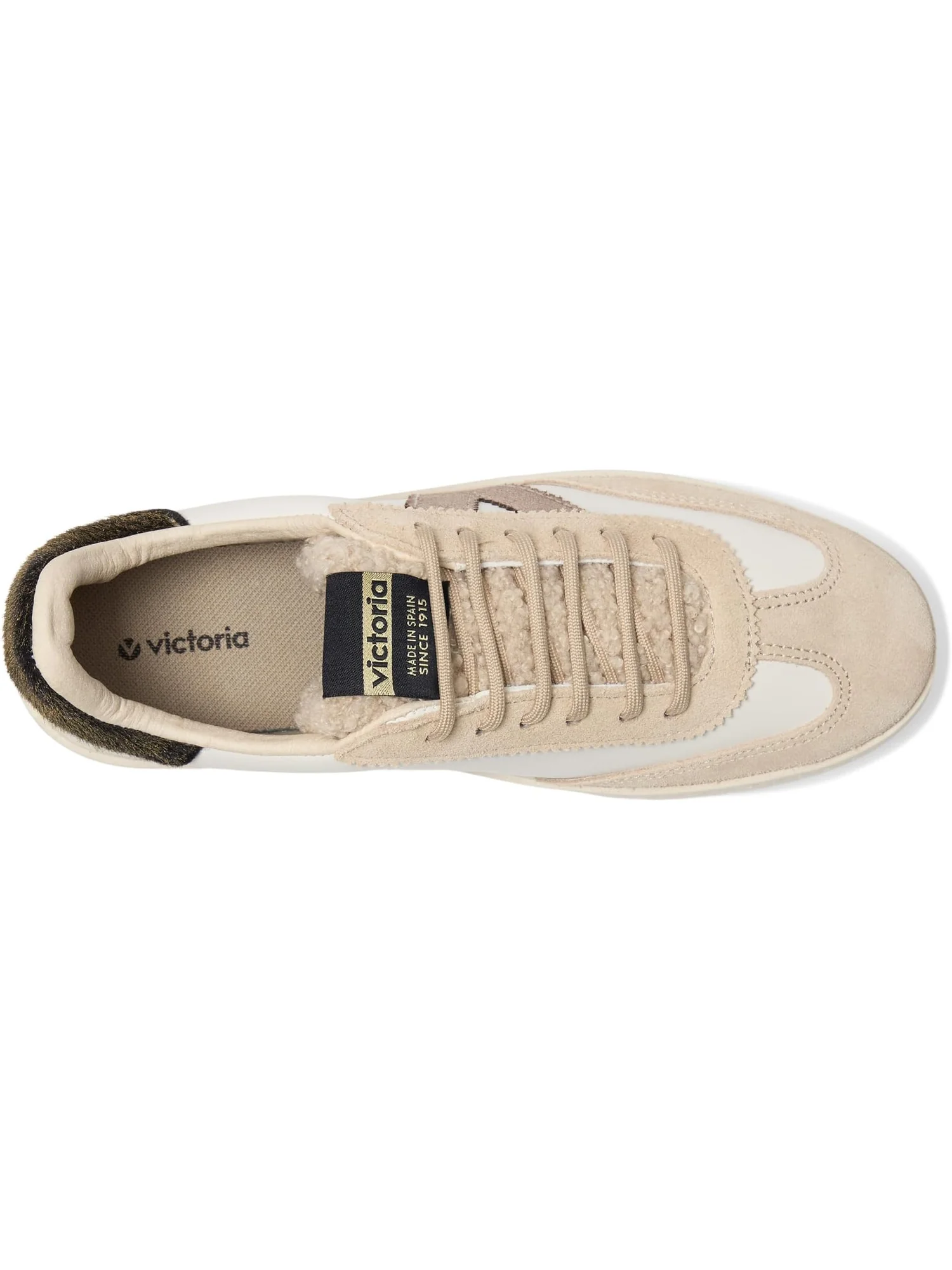 Кроссовки victoria Women's Berlin Ciclista Metallic & Shirling — изображение 2 из 7, бежевый
