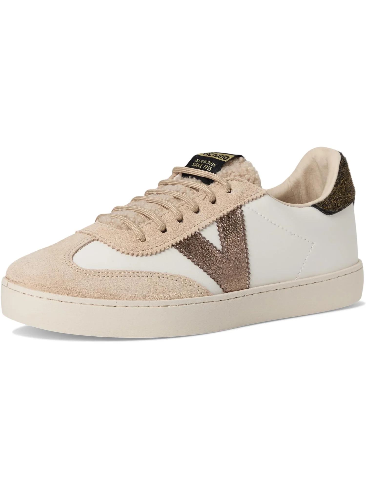 Кроссовки victoria Women's Berlin Ciclista Metallic & Shirling — изображение 7 из 7, бежевый