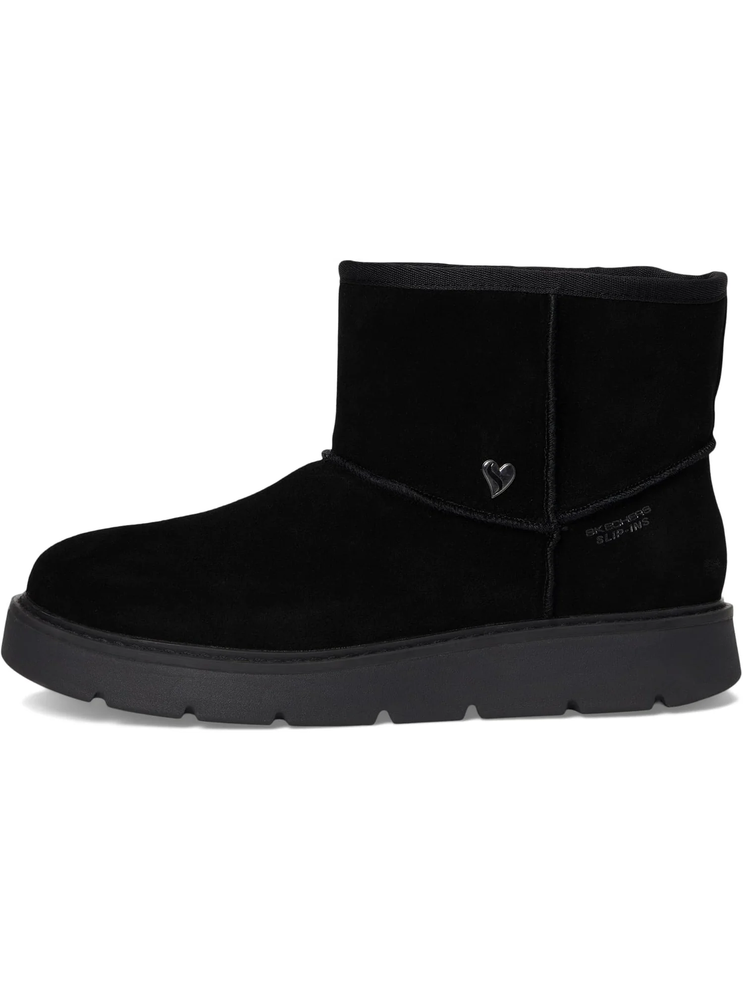 Ботинки SKECHERS Women's Keepsakes Cozy - Cozy Shorty Hands Free Slip-ins — изображение 4 из 7, черный/черный