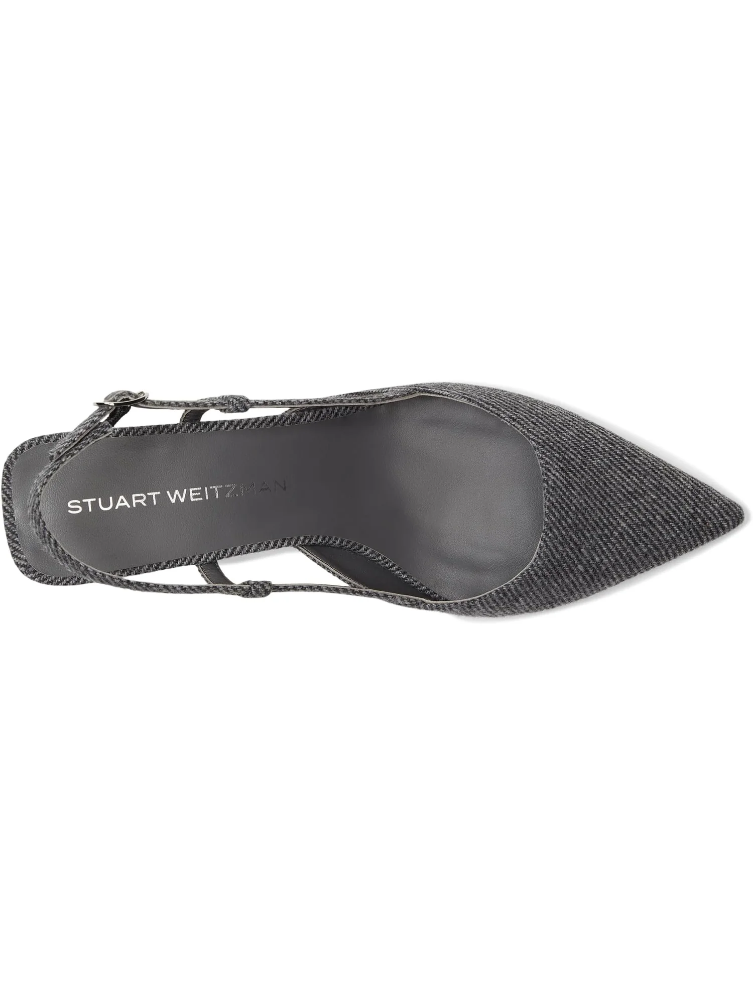 Туфли Stuart Weitzman Women's Vinnie 50 Slingback — изображение 2 из 7, черный/белый