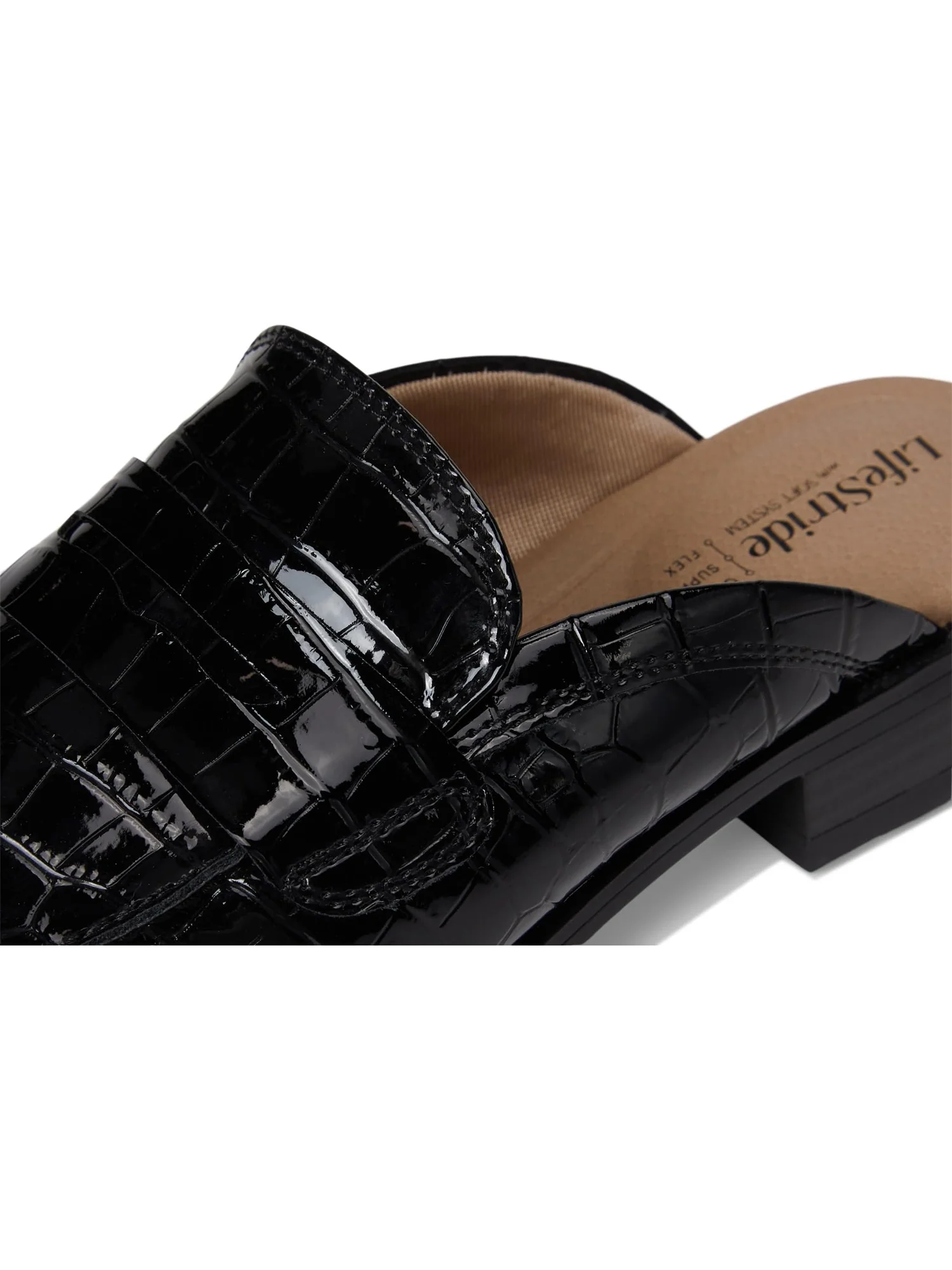 Лоферы LifeStride Women's London-mule Mule/Clog Shoes — изображение 6 из 7, черный