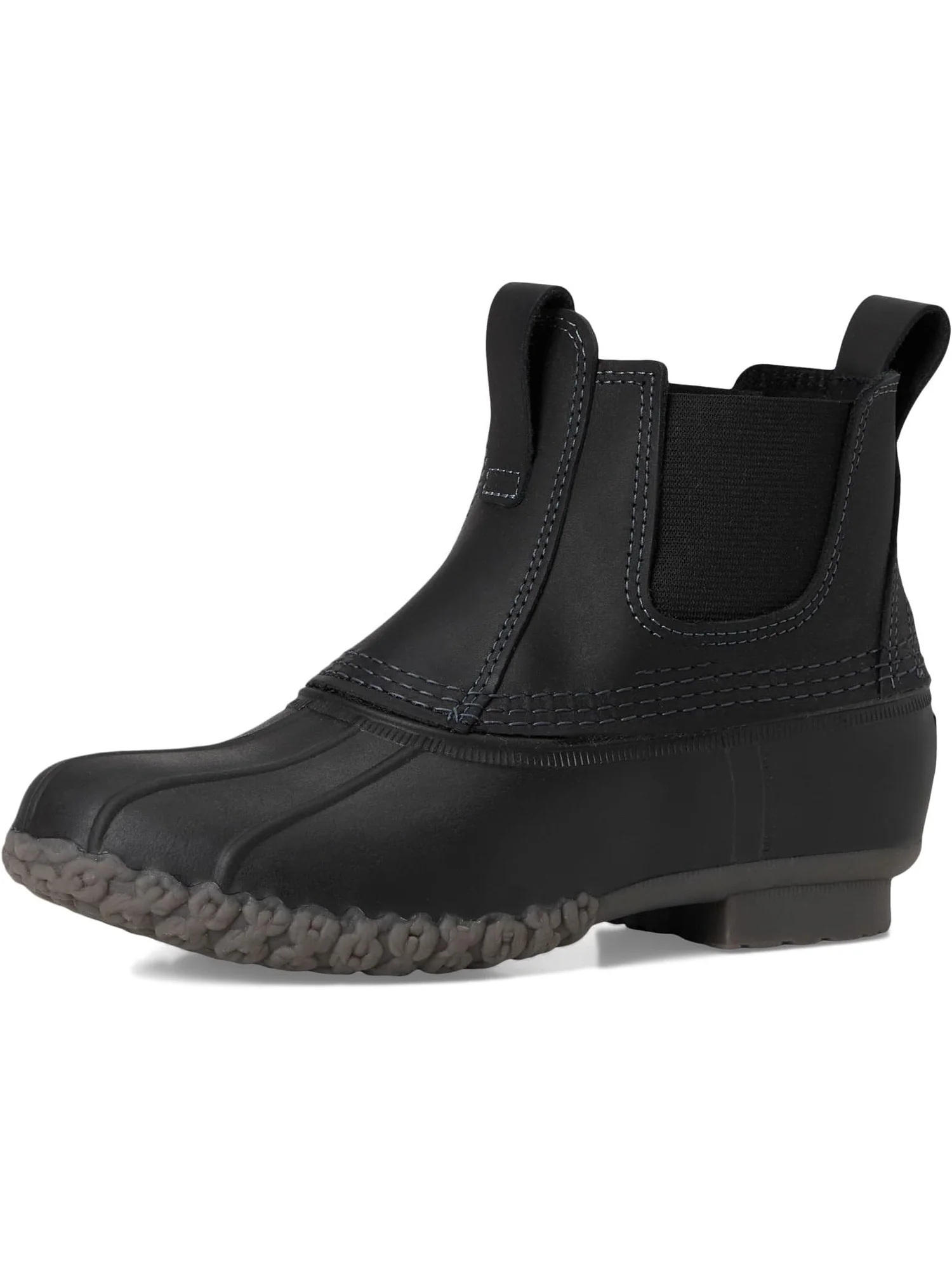 Ботинки L.L.Bean Women's Bean Boots 6.5" Chelsea — изображение 7 из 7, черный/черный/серый
