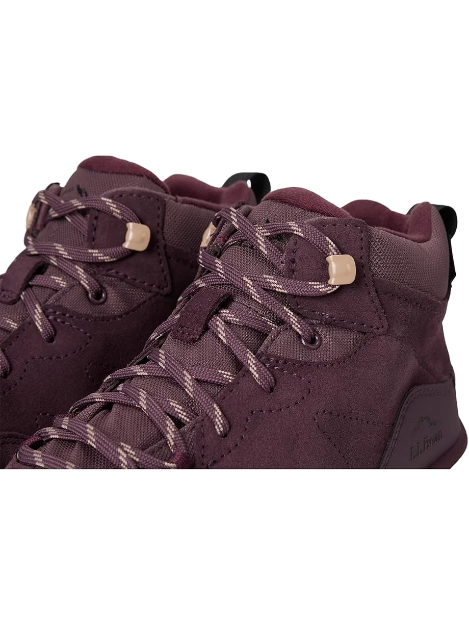 Женские водонепроницаемые ботинки L.L.Bean Snow Sneaker 6 Mid Lace Up — изображение 6 из 7, перламутровый