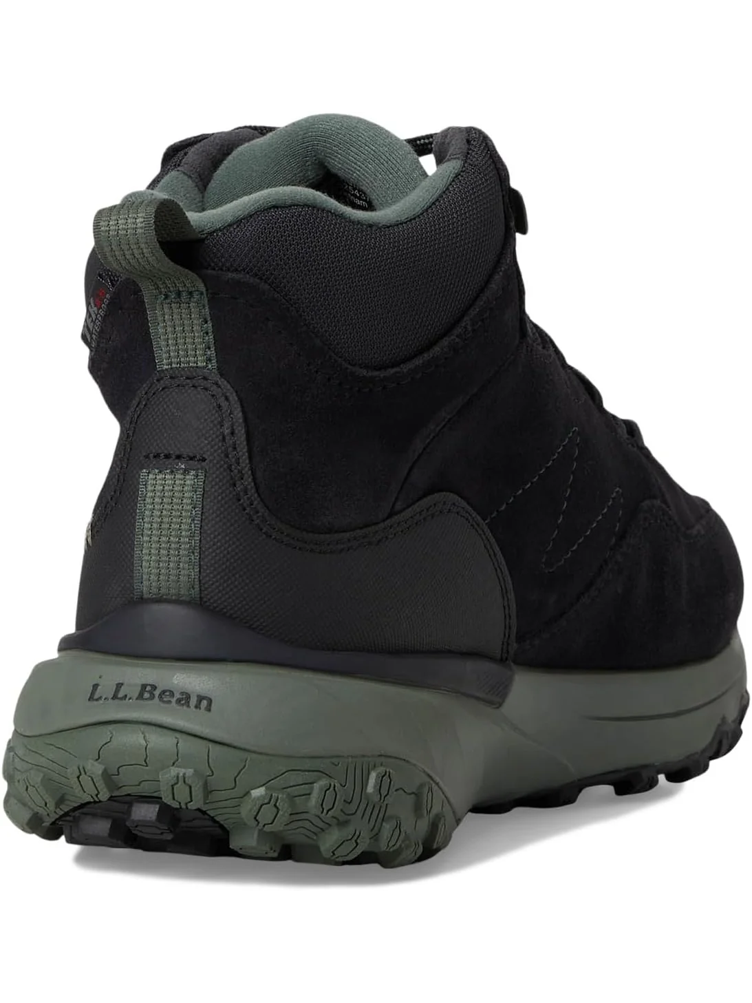 Ботинки L.L.Bean Women's Snow Sneaker 6 Waterproof Mid Lace Up — изображение 5 из 7, черный