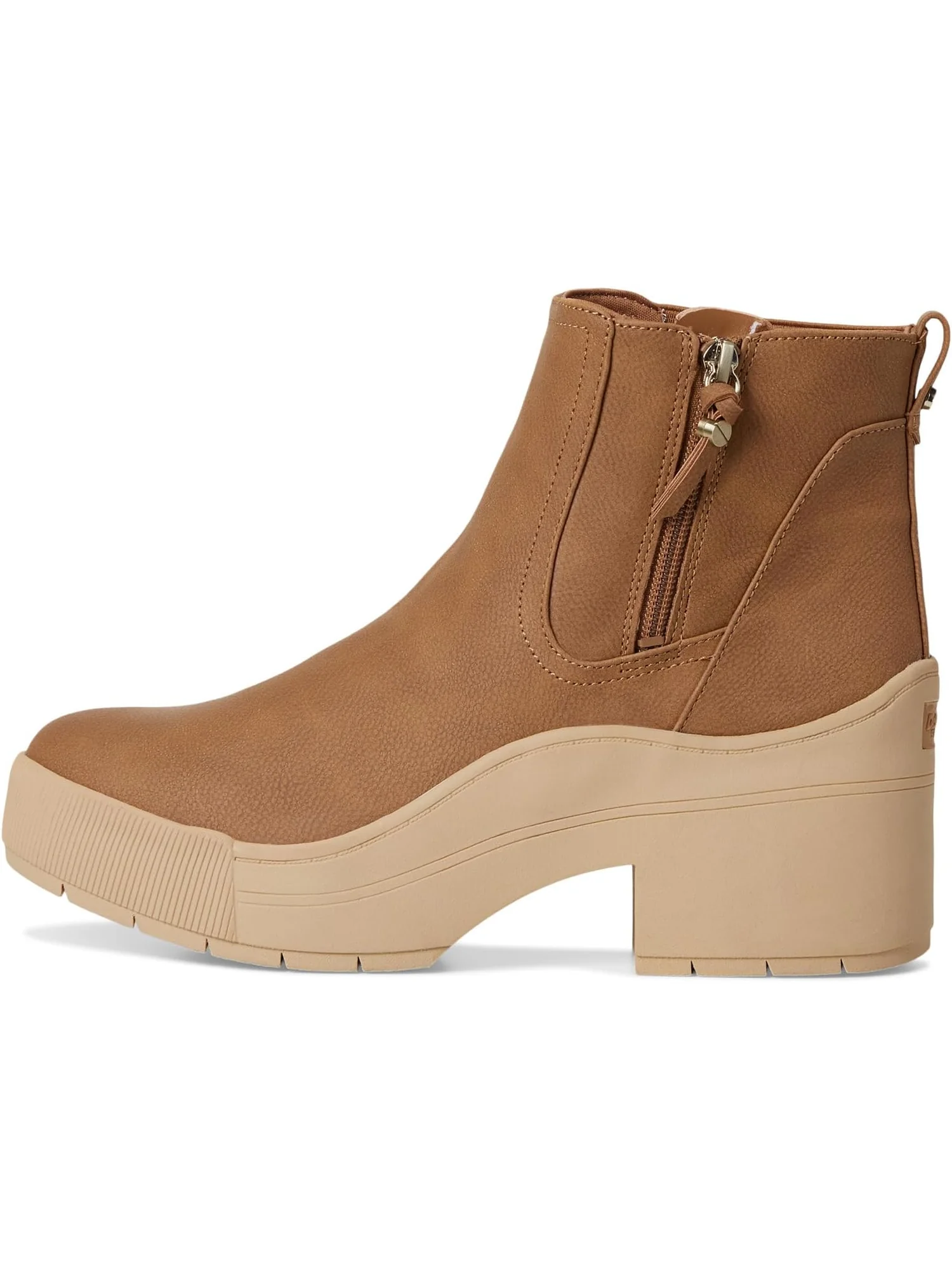 Ботинки Dr. Scholl's Women's Time Off Up Zip Zip Short Boots — изображение 4 из 7, коричневый