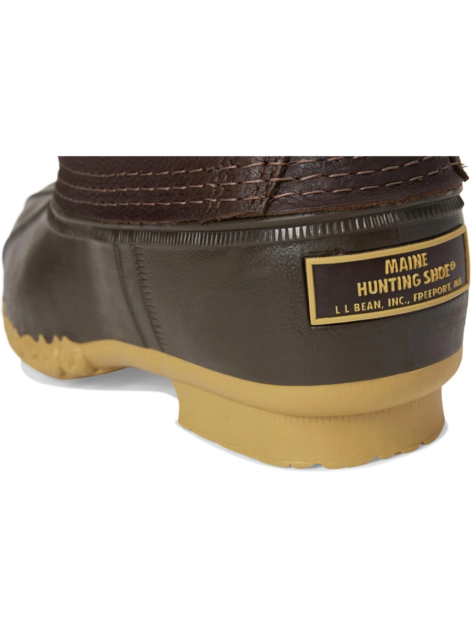 Ботинки L.L.Bean Women's 10" Maine Hunting Shoe — изображение 6 из 7, коричневый/коричневый