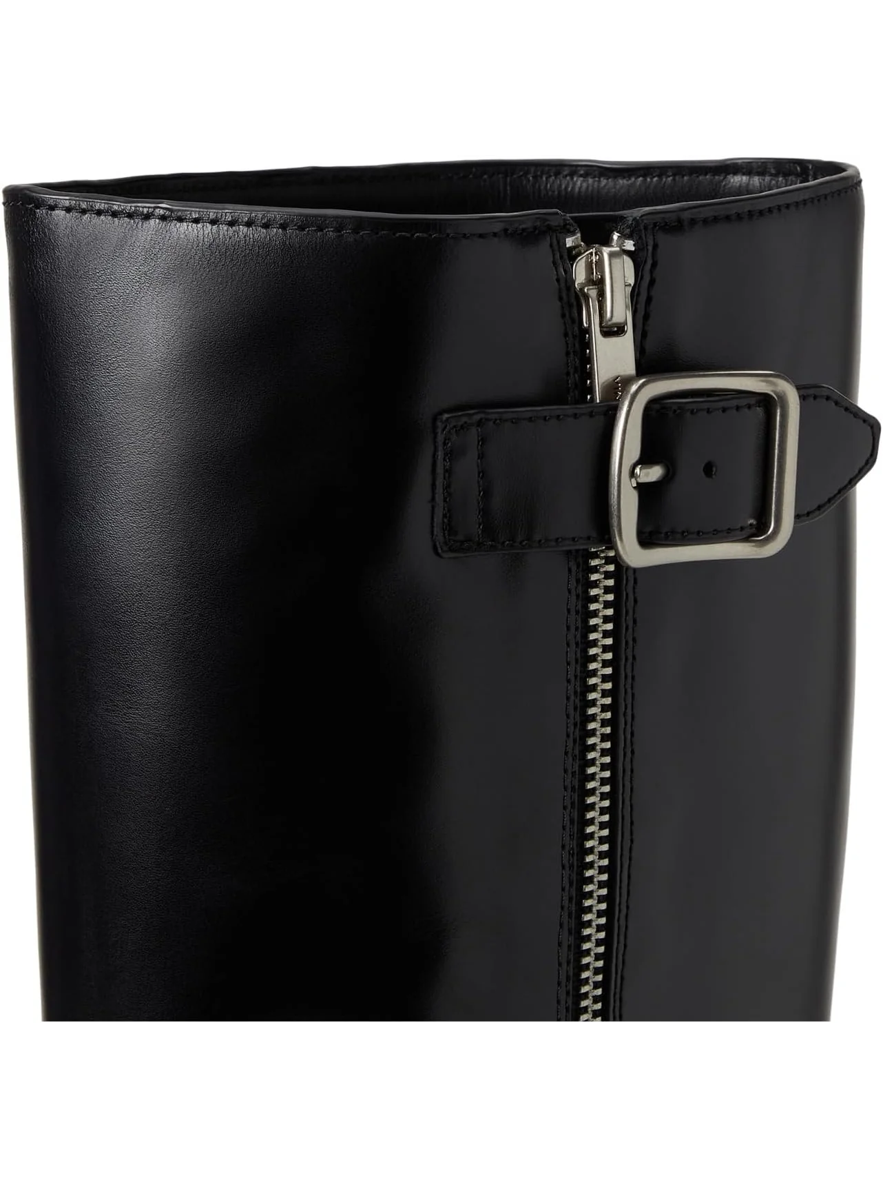 Ботинки Vince Women's Leighton Zip Tall Boots — изображение 6 из 7, черный