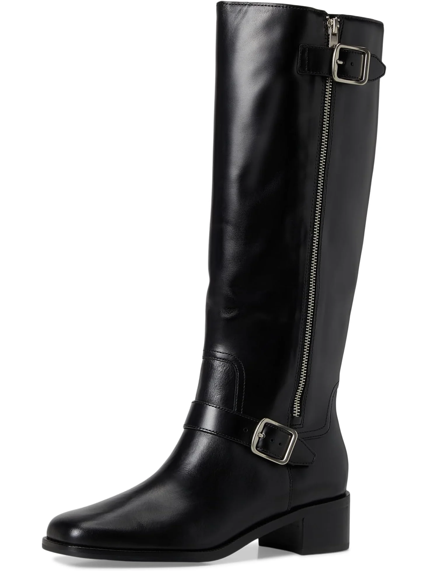 Ботинки Vince Women's Leighton Zip Tall Boots — изображение 7 из 7, черный