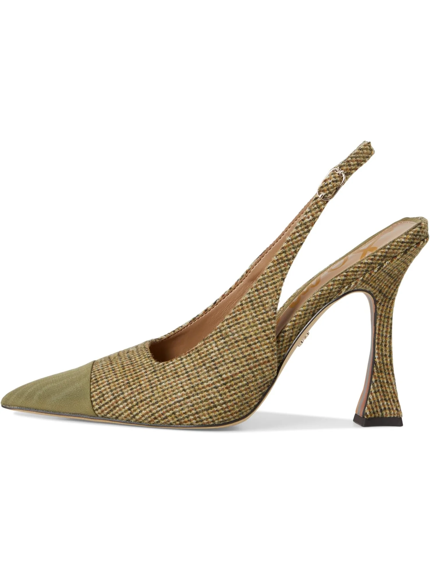 Туфли Sam Edelman Women's Odette 2 Slingback Shoes — изображение 4 из 7, оливковый мульти